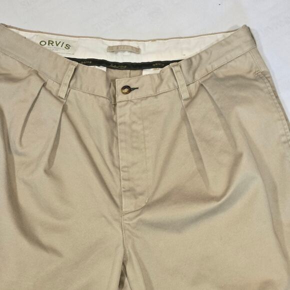 Orvis Vintage Men's Khakis. RN 70534. Size 34x31 1/2 - Picture 4 of 8